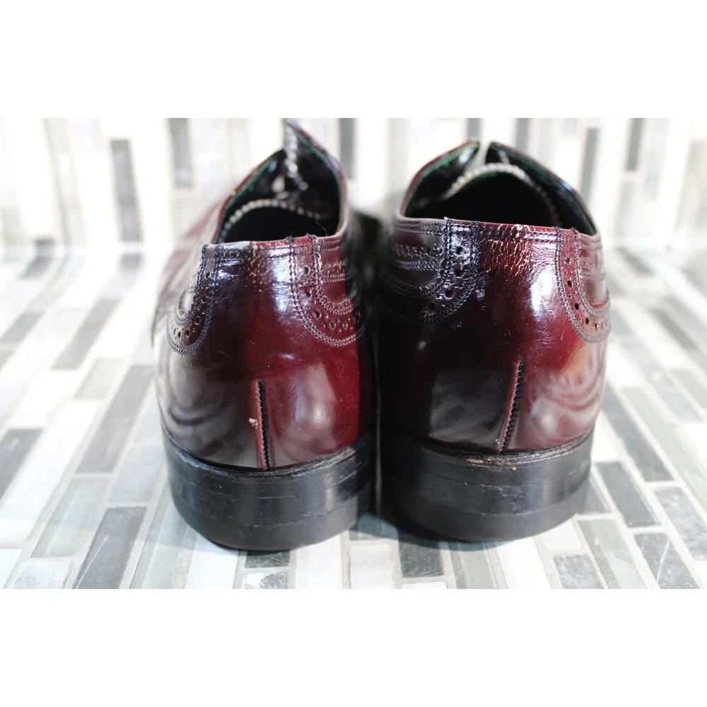 The Florsheim Shoe Imperial Duality Brown Leather Shoes Size‎ 10 No Laces